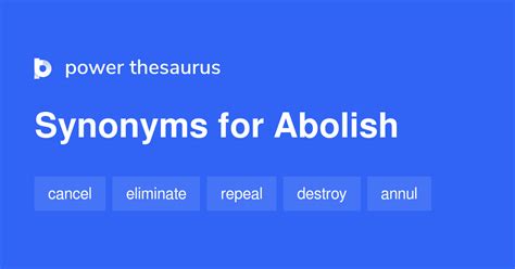 abolish synonym